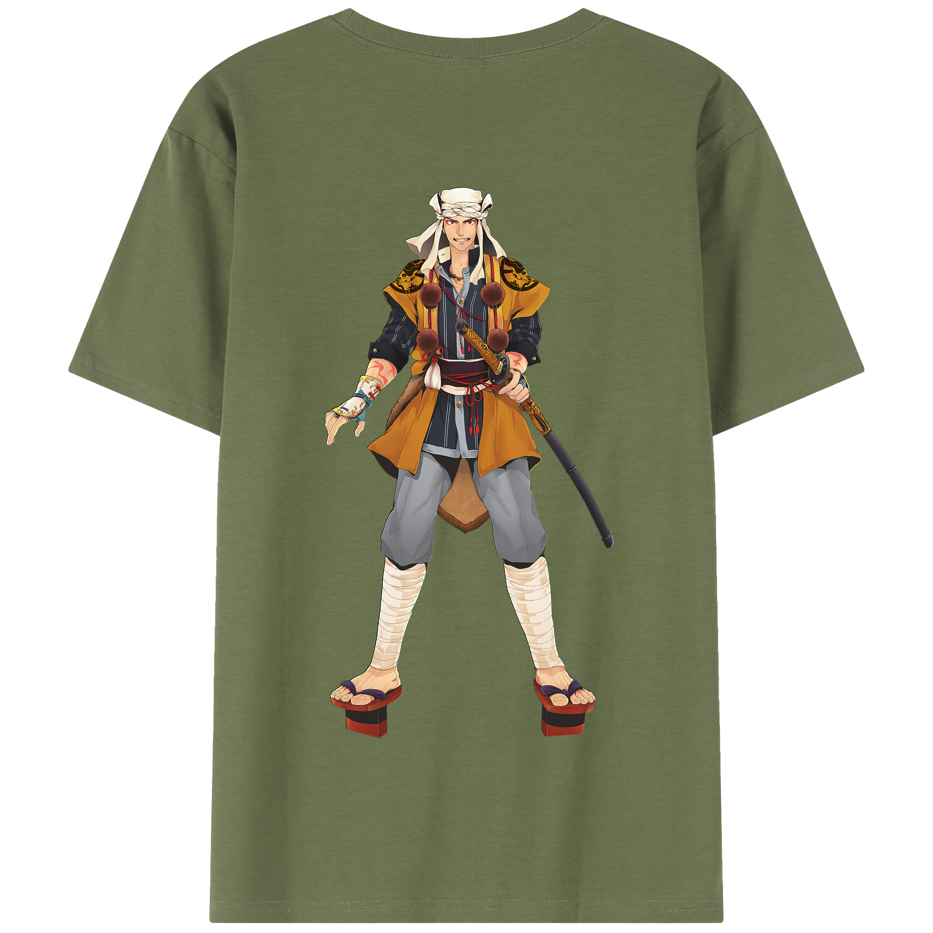 （画像用） 刀剣乱舞 Touken Ranbu 綿100％半袖Tシャツ（背面プリント）